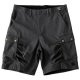 Men's Dark Gray Cargo Shorts with Button-Flap Pockets